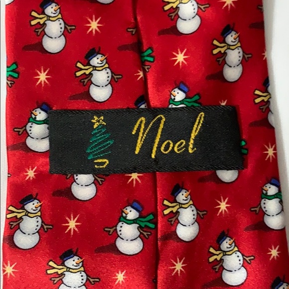 Snowman tie by Noel - Picture 4 of 6